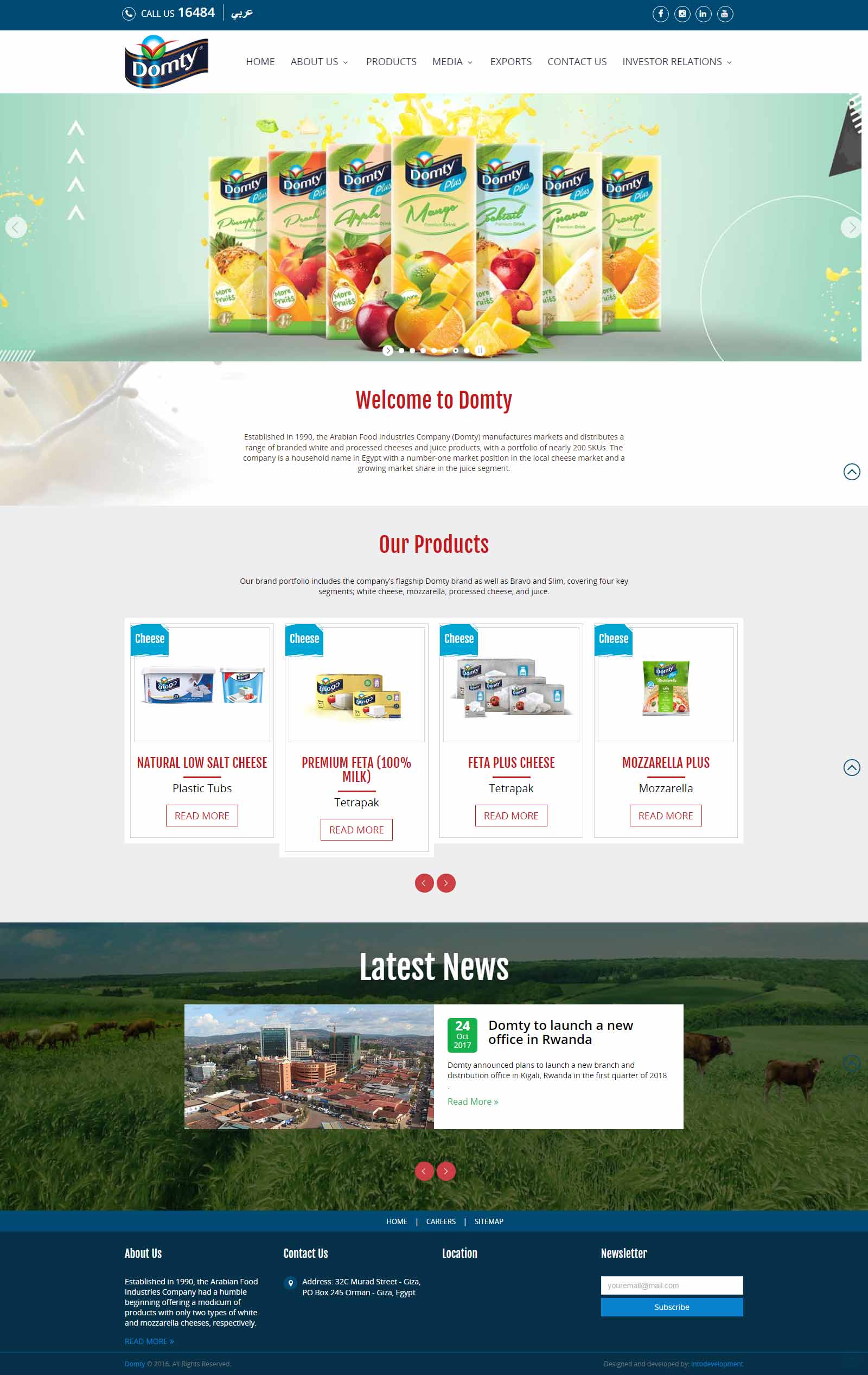 Domty-home-web design Egypt-web design Doha